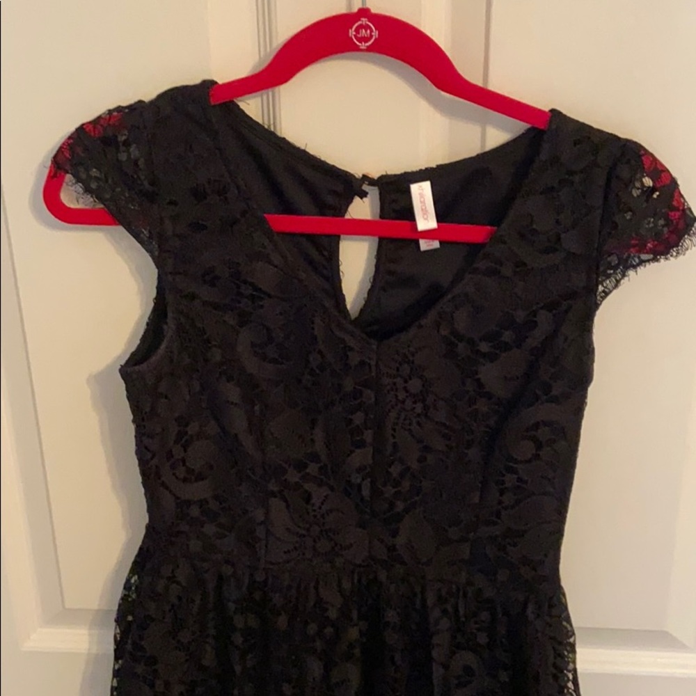 Short black dress